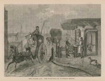 El torniquete del Puente de Waterloo de English School