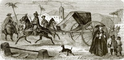El volante (carruaje de alquiler) de La Habana de English School