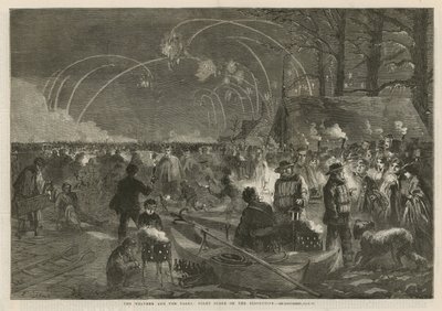 El clima y los parques: escena nocturna en el Serpentine de English School