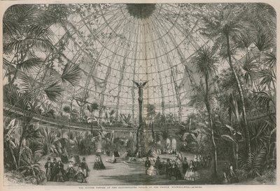 El jardín de invierno en el palacio contemplado del pueblo de English School