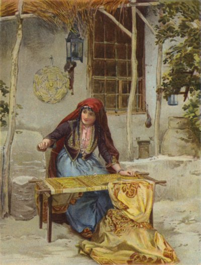 El trabajo del bordador de English School