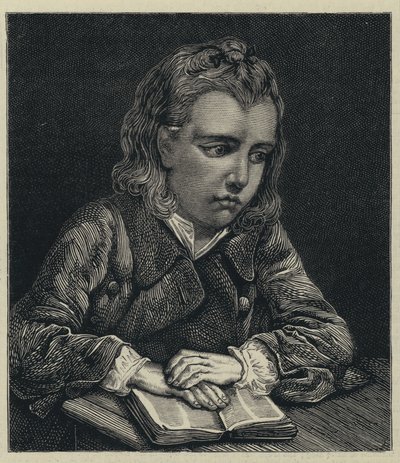 El joven estudiante (grabado) de English School