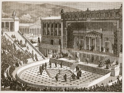 Teatro de Dionisio en Atenas de English School