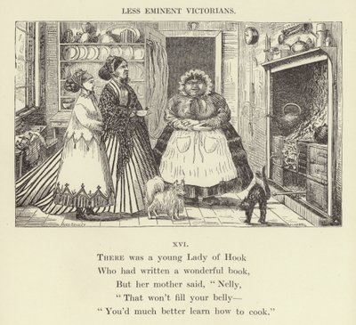 Había una joven dama de Hook (grabado) de English School