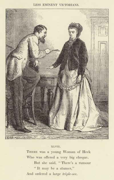 Había una joven mujer de Heck (grabado) de English School