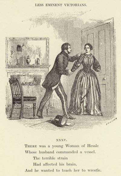Había una joven de Hessle (grabado) de English School