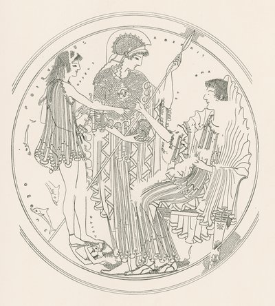 Teseo y Anfitrite (grabado) de English School