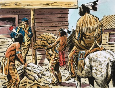 Capturaron el Oeste. Comerciantes de pieles indios de English School