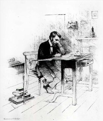Thomas Carlyle (1795-1881) de English School