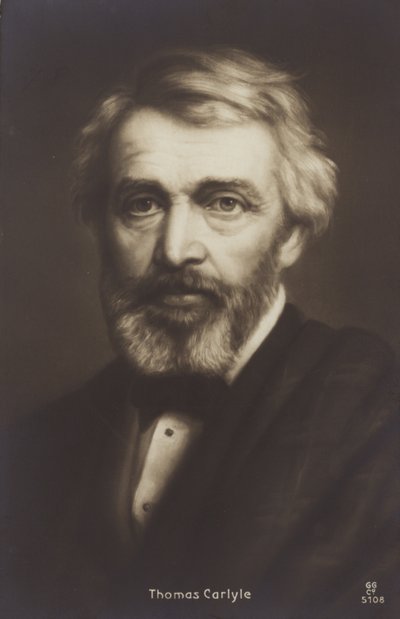 Thomas Carlyle (1795-1881), filósofo, escritor e historiador escocés de English School