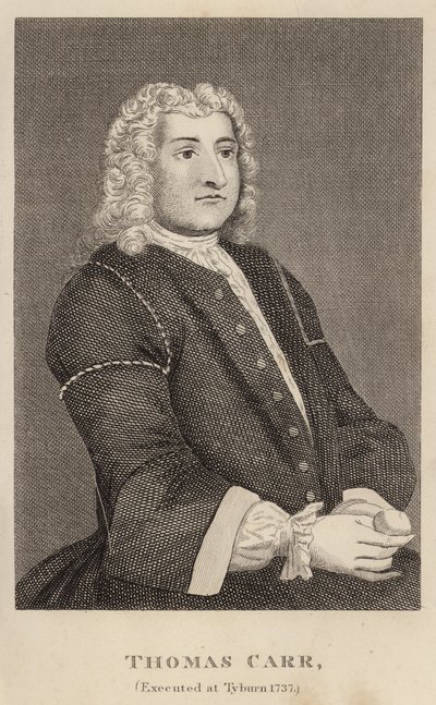 Thomas Carr, Ejecutado en Tyburn 1737 de English School