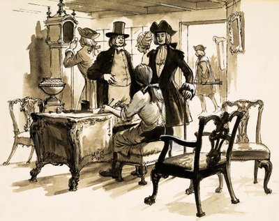 El taller de Thomas Chippendale en St Martin