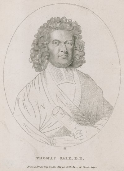 Thomas Gale, quien escribió la inscripción en el Monumento de English School