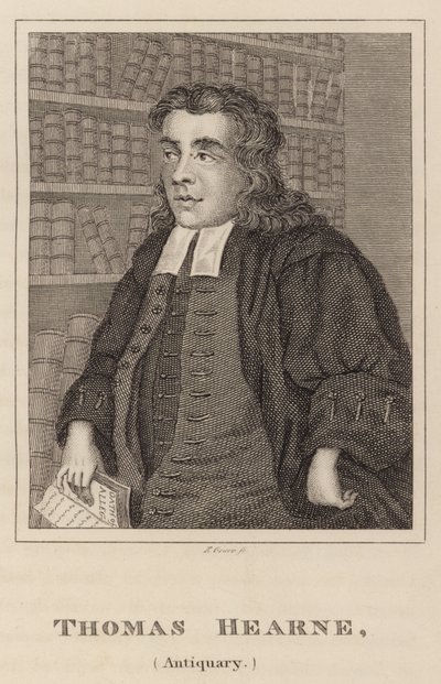 Thomas Hearne, Anticuario de English School