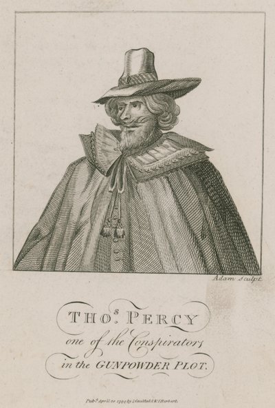 Thomas Percy, uno de los conspiradores en la Conspiración de la Pólvora de English School