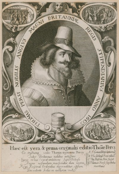 Thomas Percy, uno de los conspiradores en la Conspiración de la Pólvora de English School