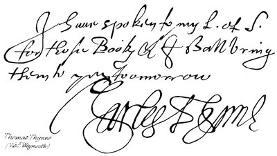 Thomas Thynne, Vizconde Weymouth de English School