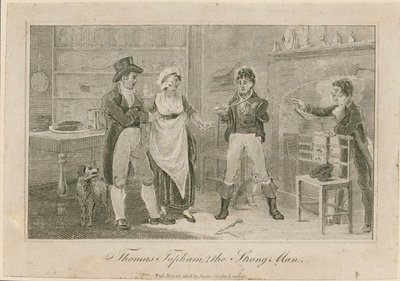 Thomas Topham, el hombre fuerte de Islington de English School