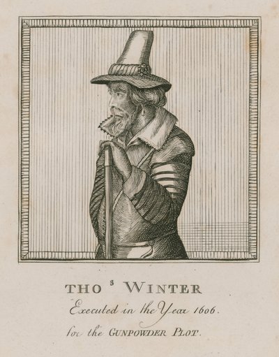 Thomas Winter, ejecutado en el año 1606 por la Conspiración de la Pólvora de English School