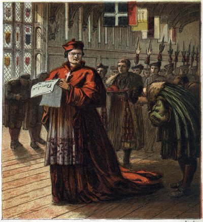 Thomas Wolsey (c.1475-1530), cardenal y político inglés de English School