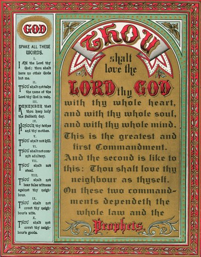 Amarás al Señor tu Dios de English School
