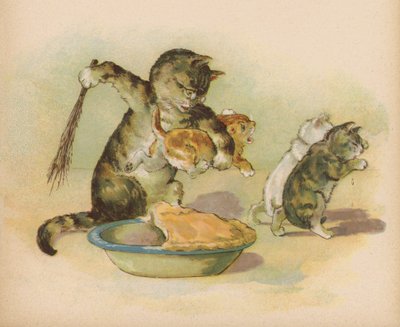 Tres gatitos pierden sus mitones (cromolito) de English School