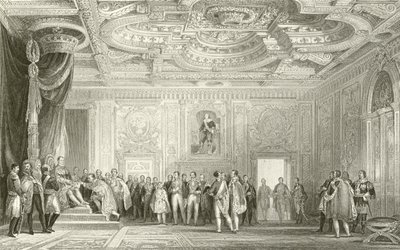 Sala del trono, Fontainebleau de English School