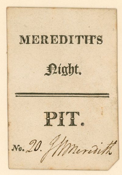 Entrada para el Teatro Drury Lane, Londres: Noche de Meredith de English School