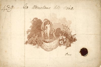 Entrada para el Baile en Mansion House, Londres, 2 de abril de 1804 de English School