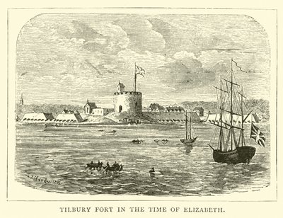 Fuerte de Tilbury en la época de Isabel I de English School
