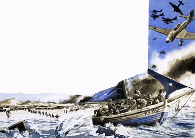 Una y otra vez, los pequeños barcos cruzaron el Canal de la Mancha de English School