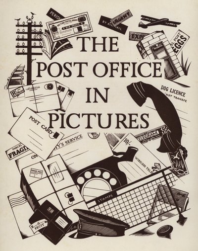 Ilustración de la portada para The Post Office in Pictures de English School