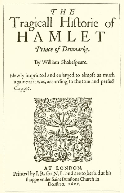 Portada de Hamlet de Shakespeare de English School
