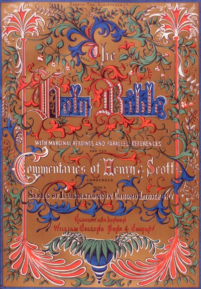 Página de título de La Santa Biblia de English School