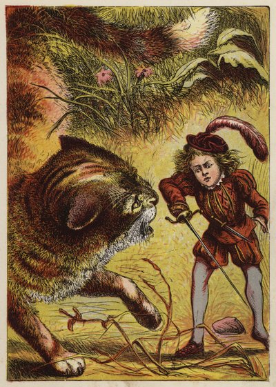 Tom Thumb (litografia en color) de English School