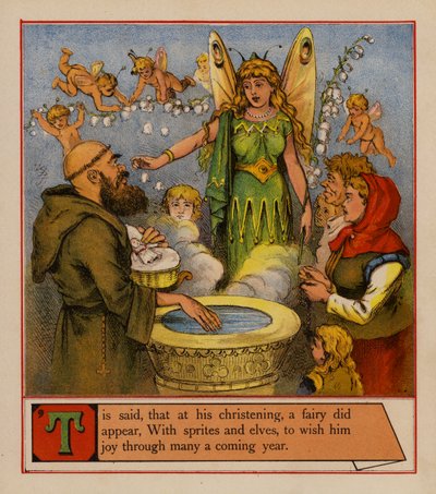 Tom Thumb (litografia en color) de English School