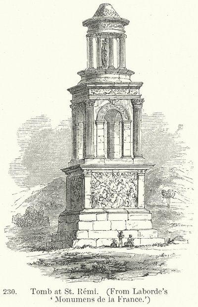 Tumba de San Remo (grabado) de English School