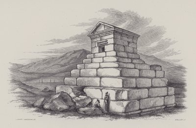 Tumba de Ciro (grabado) de English School