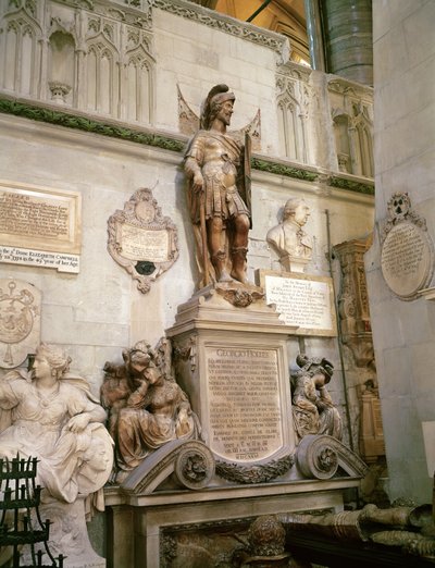 Tumba de Georgio Holles, Abadía de Westminster de English School
