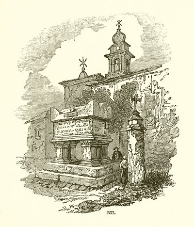 Tumba de Petrarca en Arqua de English School