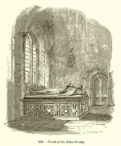 Tumba de Sir John Crosby de English School