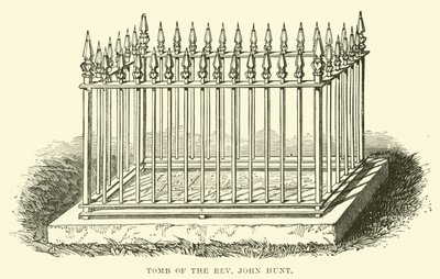 Tumba del reverendo John Hunt de English School