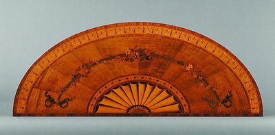 Parte superior de una mesa Demi-Lune, c.1775 de English School