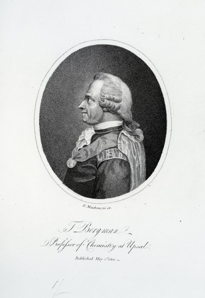 Torbern Olof Bergman, grabado por K. Mackenzie, 1801 de English School