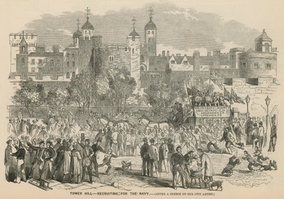Tower Hill, Londres: reclutamiento para la Marina de English School