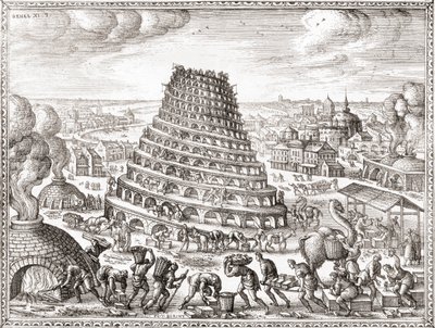 Torre de Babel (imprimir) de English School