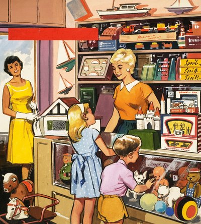 Asistente de tienda de juguetes de English School