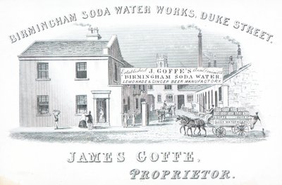 Tarjeta comercial, Birmingham Soda Water Works de English School