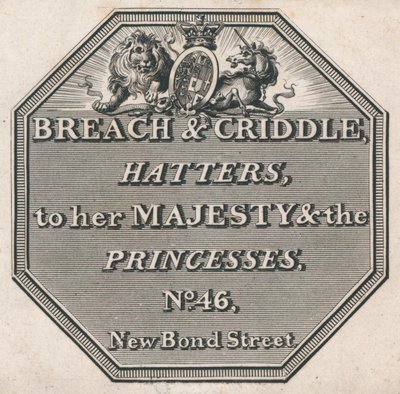 Tarjeta comercial, Breach & Criddle de English School