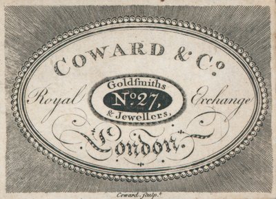 Tarjeta comercial, Coward & Co de English School